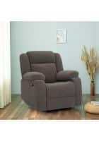 Duroflex Avalon E - Motorized Electric Powered Single Seater Fabric Recliner with USB Port (Grey)