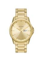 Armani Exchange Gold Dial Stainless Steel Analog Watch for Men (AX1734)