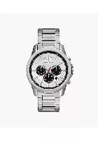 Armani Exchange Silver Dial Chronograph Stainless Steel Analog Watch for Men (AX1742)