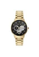 Armani Exchange Analog Black Dial Mens Watch Gold (AX2747)