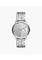 Armani Exchange Silver Dial Two-Hand Stainless Steel Analog Watch for Men (AX2870)