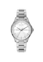 Armani Exchange Silver Dial Stainless Steel Analog Watch for Women (AX5256)