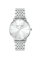 Armani Exchange Silver Dial Stainless Steel Analog Watch for Women (AX5578)