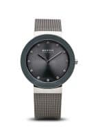 Bering 11435-389 Ceramic Grey Dial Analog Watch for Women