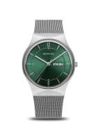 Bering 11938-008DD Classic Green Dial Analog Watch for Men