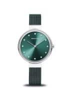 Bering 12034-808 Classic Green Dial Analog Watch for Women