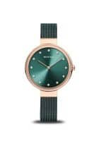 Bering 12034-868 Classic Green Dial Analog Watch for Women