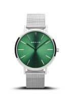 Bering 14134-008 Classic Green Dial Analog Watch for Women