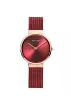 Bering 14539-363 Classic Red Dial Analog Watch for Women