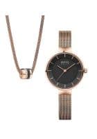 Bering 14631-362-GWP1 Classic for With Bracelet Black Dial Analog Watch for Women