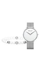 Bering 15738-004-GWP Max Rene With Bracelet White Dial Analog Watch for Unisex