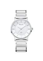 Bering 19535-754 Solar White Dial Analog Watch for Women