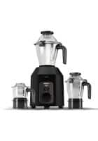 Havells Hexo 3 Jar 1000W, Plastic Material Mixer Grinder (Black)