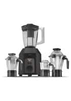 Havells Hexo 4 Jar Black 1000W, Plastic Material Mixer Grinder (Black)