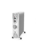 Black Plus Decker 11 Fin 2800 W Oil Filled Radiator Room Heater (White)