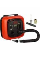 Black Plus Decker 12V High volume High Pressure Inflator Black and Red (ASI400-XJ)