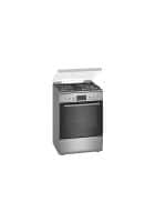 Bosch Series 6 Freestanding dual fuel cooker (Stainless steel)