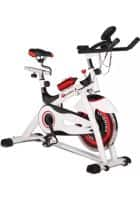 Powermax Fitness BS-155 - Group Exercise Bike with 15kg Flywheel & LCD Monitior (White)