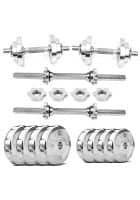 BULLAR Steel Dumbbell Set, Steel Dumbbell Plates, 40kg Dumbbells, Steel Weight Plates, Home Gym Equipments for Men (40kg Steel Dumbbell Set)