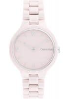 Calvin Klein 25200077 Linked Ceramic Analog Watch For Women