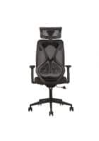 Cellbell Capree C190 High Back Mesh Chair (Black)