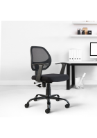 Cellbell Tyto C103 Mesh office Executive Chair, Black, Pack of 2 Set of 2