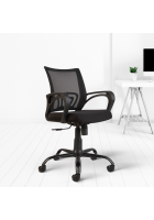 Cellbell Zenith C107 Mesh office Executive Chair, Black, Pack of 2 Set of 2