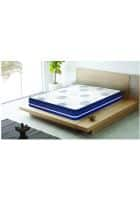 Centuary DYNAMO 8 inch Bonnell Spring Mattress (78 x 72 inch, White and Blue)