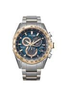 Citizen Men Eco-Drive Pcat Blue Dial Two-Tone Watch (Cb5916-59L Chronograph)