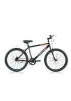 Crow Spencer 26s1s Single Speed Unisex City Cycle (Black, Orange)