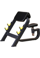 PowerMax Fitness CS-033 Seated Preacher Curl-Scott Bench,Perfect for executing bicep curls from a seated position,wide arm pad,adjustable seat height