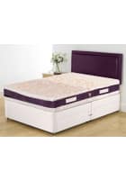 Coirfit I-Sense 7 Zone Temperature Regulating Contour 6 inch King High Resilience Foam Mattress (Cream And Purple, 72 x 72 inch)