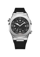 D1 Milano DVRJ01 Diver Chronograph Automatic Black Dial Analog Watch for Men