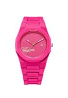 D1 Milano PCBJ32 Polycarbon Pink Dial Analog Watch for Women