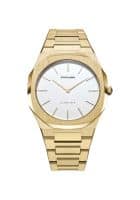 D1 Milano UTBL03 Ultra Thin White Dial Analog Watch for Women