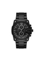 Diesel Mens Watch Master Chief Chrono Analog Black Dial (DZ4180)