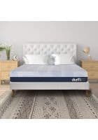 Durfi 8 Inch Organic Hemp Double Memory Foam Mattress (Grey, 75 x 42 Inch)