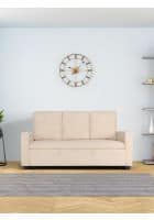 Duroflex Ease 3 Seater Sofa Cum Bed with Pullout Mechanism (Iconic Beige)