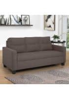 Duroflex Ease Fabric 3 Seater Sofa (Finish Color-Saddle Brown, DIY (Do-It-Yourself)