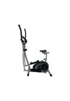 PowerMax Fitness EH-260S Elliptical For Home,Cross Trainer,5kg Flywheel,Magnetic Belt System, 8 Level Resistance Control, Moving Handle