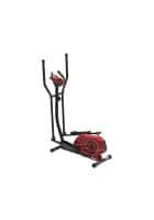 PowerMax EH-300 Elliptical For Home, Cross Trainer for Home, 6 Kg Flywheel,Magnetic Belt System,8 Level Resistance Control,Moving Handle