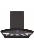 elica Ismart Glace Nero 60 cm Wall Mount Electric Chimney (ISMART GLACE HAC BF LTW 60 NERO, Black)