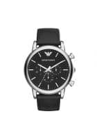 Emporio Armani Mens Luigi Analog Leather Watch - AR1828