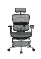 ErgoLab ErgoHuman Elite HB with Footrest and Laptop holder Black and Grey Chair