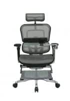 ErgoLab ErgoHuman Luxury HB with Footrest and Laptop holder Grey Chair