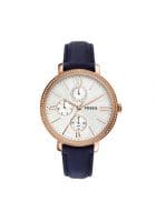 Fossil Jacqueline Analog Silver Dial Womens Watch Blue (ES5096)