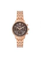 Fossil Neutra Analog Mother of Pearl Dial Womens Watch Rose Gold (ES5218)