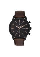 Fossil Fs5437 Townsman Analog Watch For Men, Brown