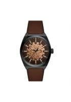 Fossil Me3207 Everett Automatic Watch For Men, Brown