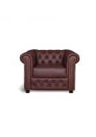 Furnitech DALLAS 1 Seater Sofa (Brown)